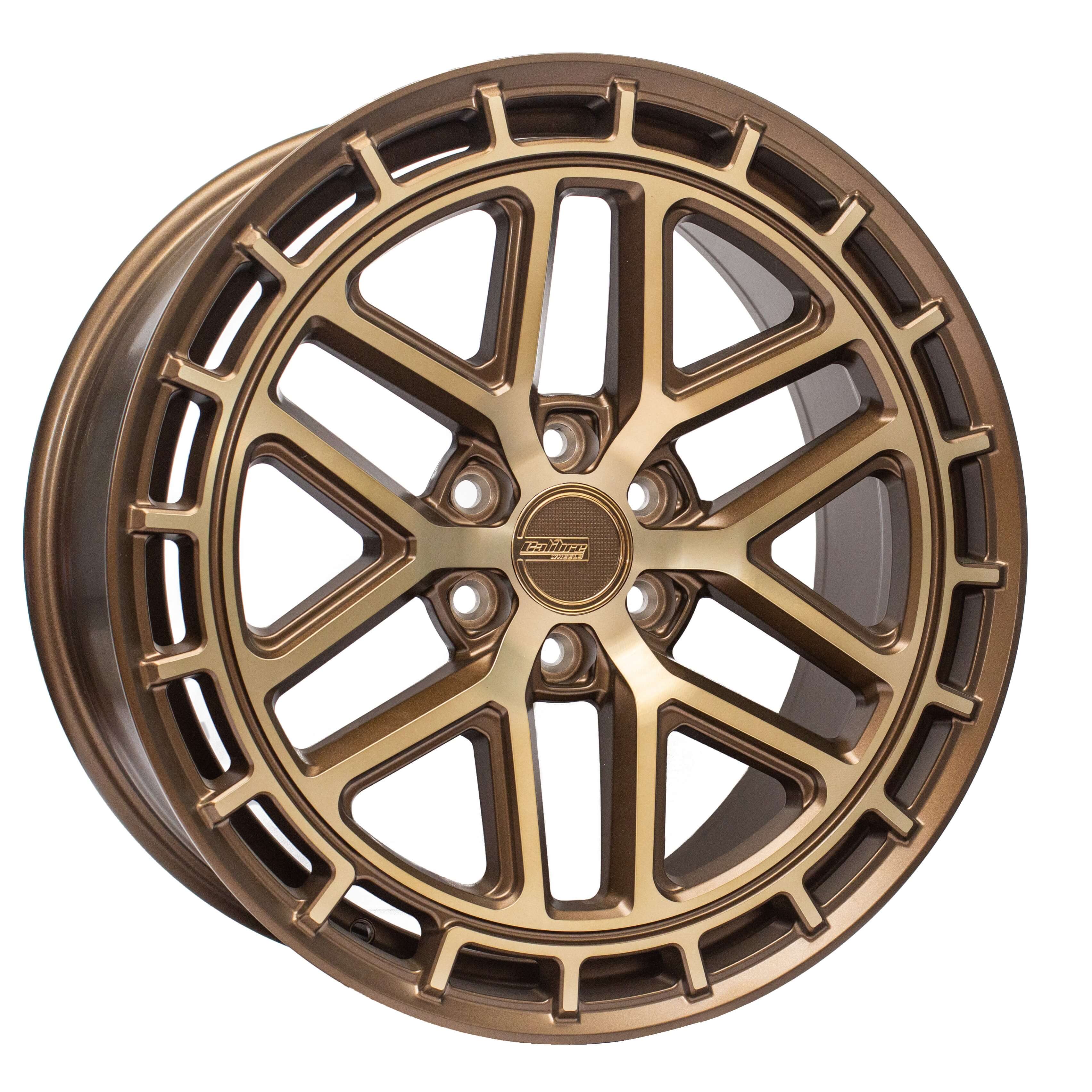 20" (6x120) Calibre CV3 in a Satin Bronze Finish (Set of 4)