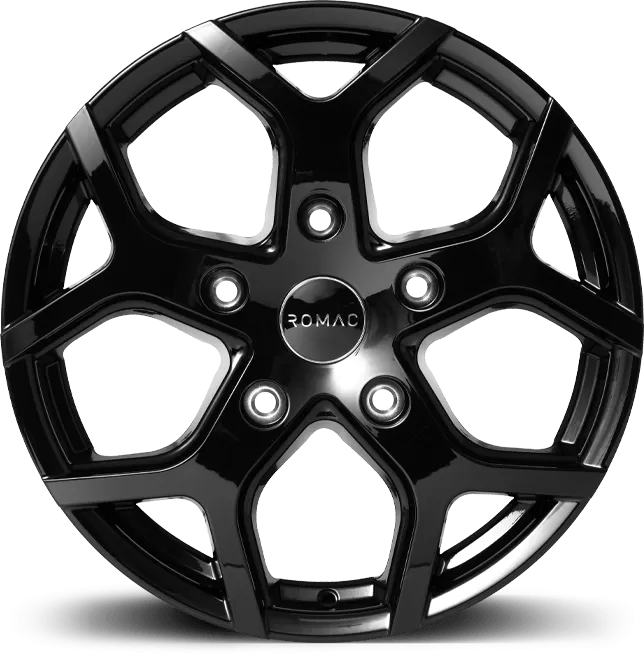 16" (5x160) ROMAC Cobra in a Gloss Black Finish (Set of 4)