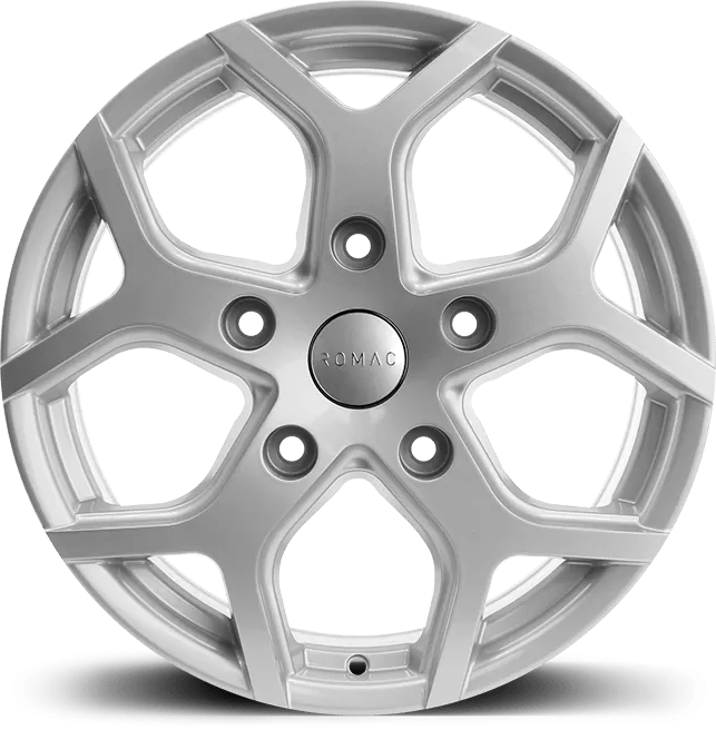 16" (5x108) ROMAC Cobra in a Silver Finish (Set of 4)