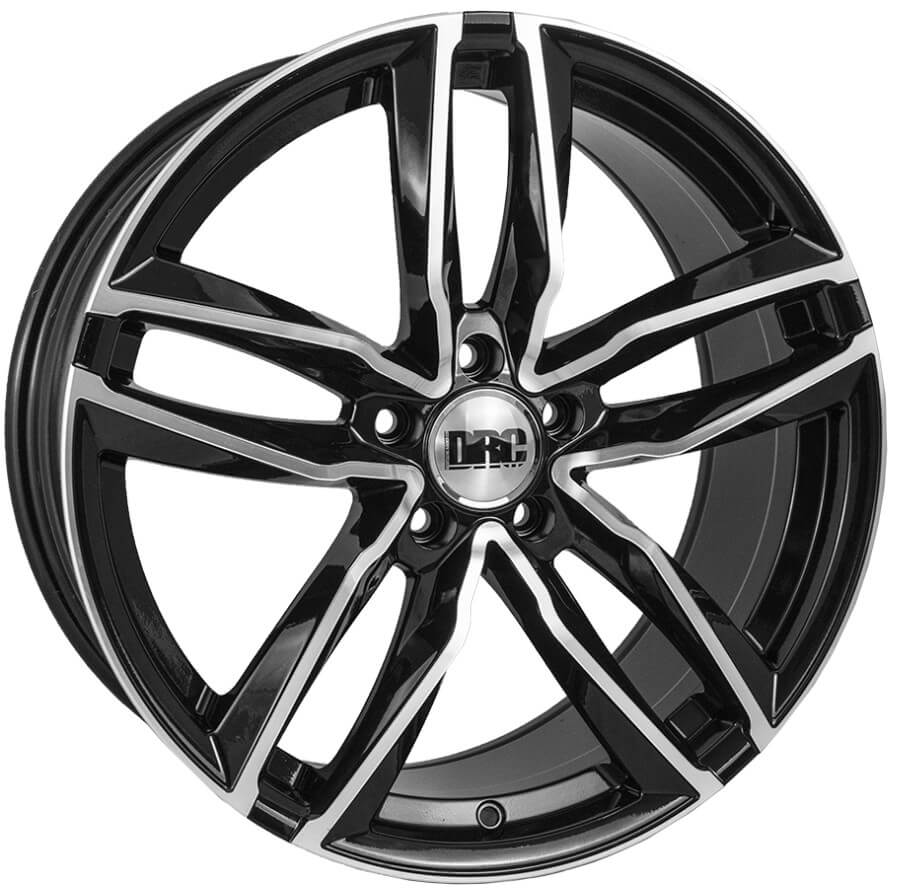 18" (5x120) DRC DAA in a Gloss Black / Polished Finish (Set of 4)