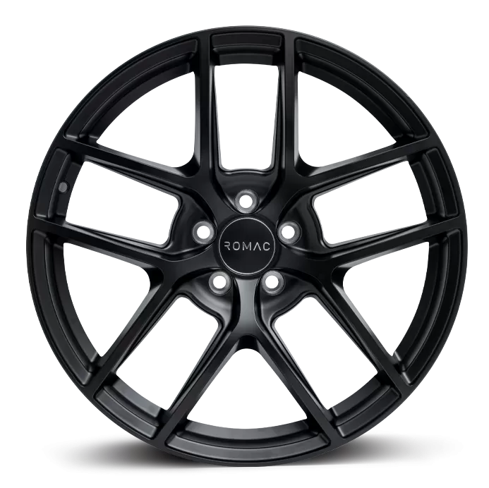 19" (5x114.3) ROMAC Diablo in a Satin Black Finish (Set of 4)