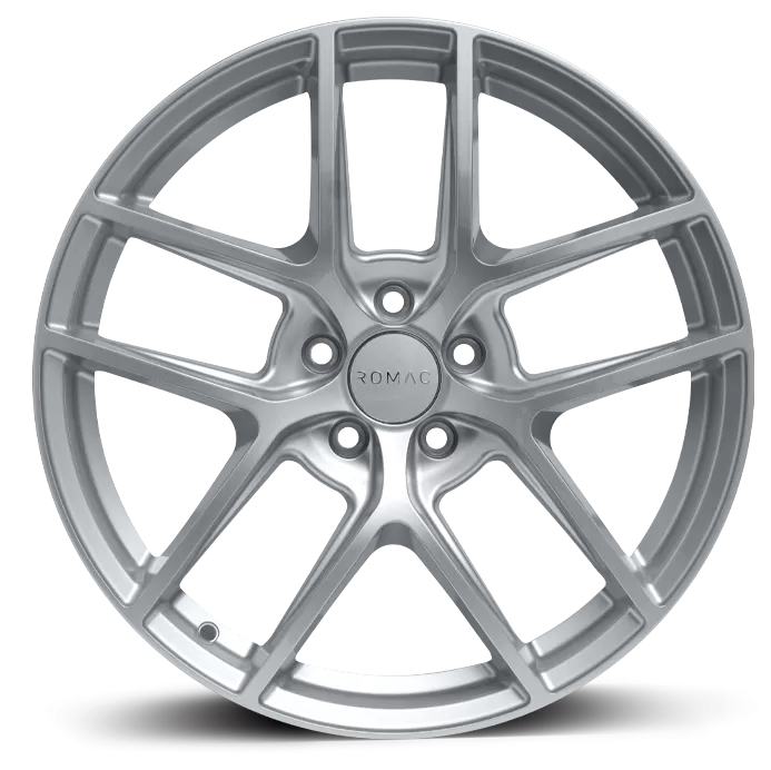17" (5x120) ROMAC Diablo in a Silver Finish (Set of 4)