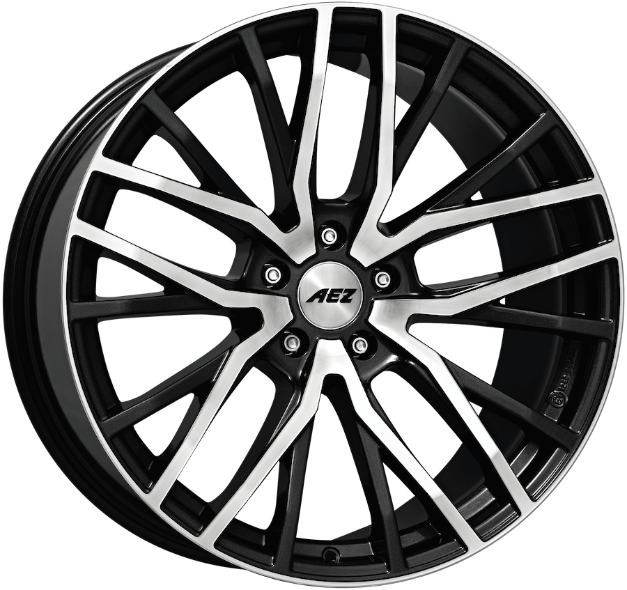 20" (5x114.3) AEZ Panama in a Gunmetal / Polished Finish (Set of 4)