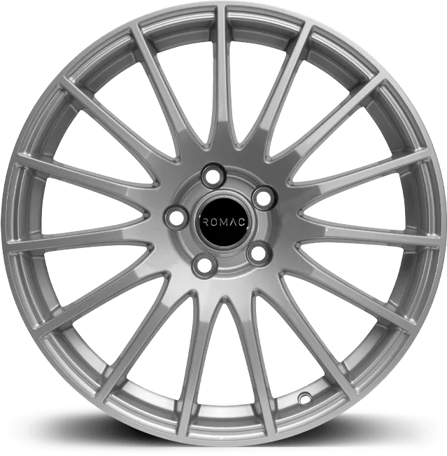 16" (5x108) ROMAC Pulse in a Silver Finish (Set of 4)