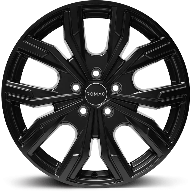 16" (5x114.3) ROMAC Torque in a Satin Black Finish (Set of 4)