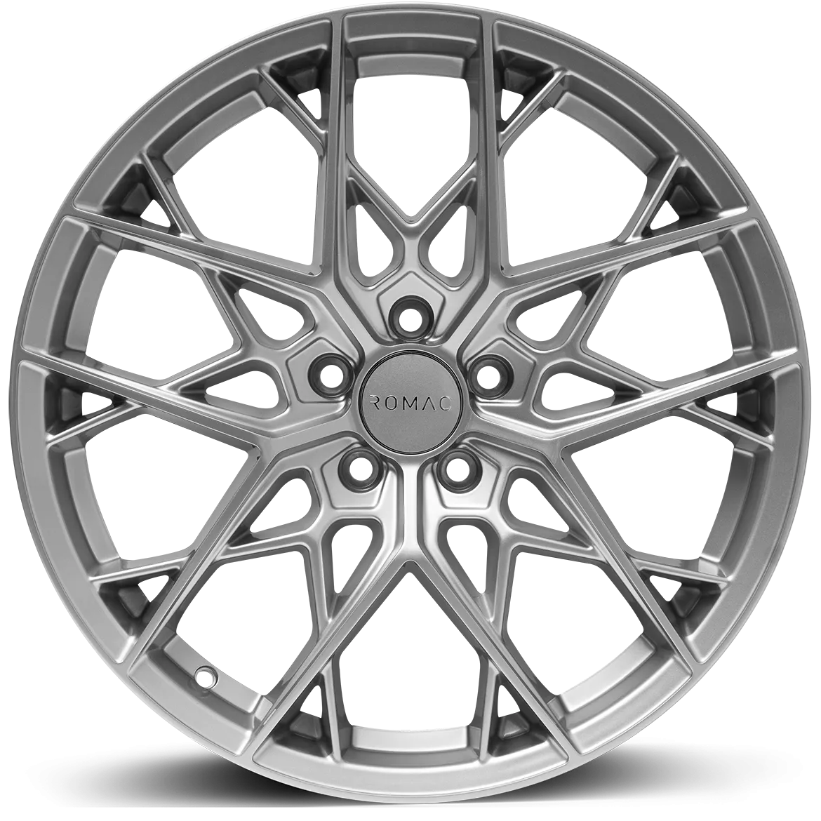 18" (5x120) ROMAC Vortex in a Silver Finish (Set of 4)